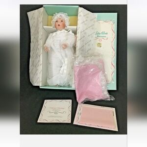 Catherine Christening Baby Doll in White Outfit